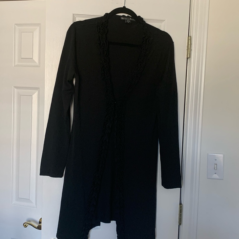 Michelle Nicole sweater with hook closer